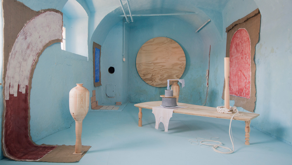 Lily Lanfermeijer, Lost in depiction 2018. Installation view, Fotopub, Novo Mesto. Photo: Eva Hoonhout.