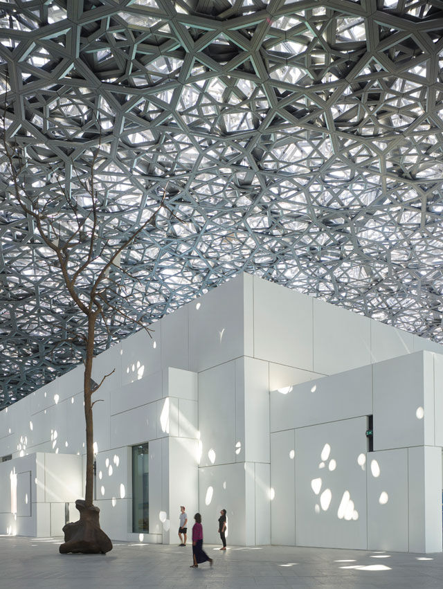 Louvre Abu Dhabi, Germination by Giuseppe Penone. © Louvre Abu Dhabi, Photograph: Roland Halbe.