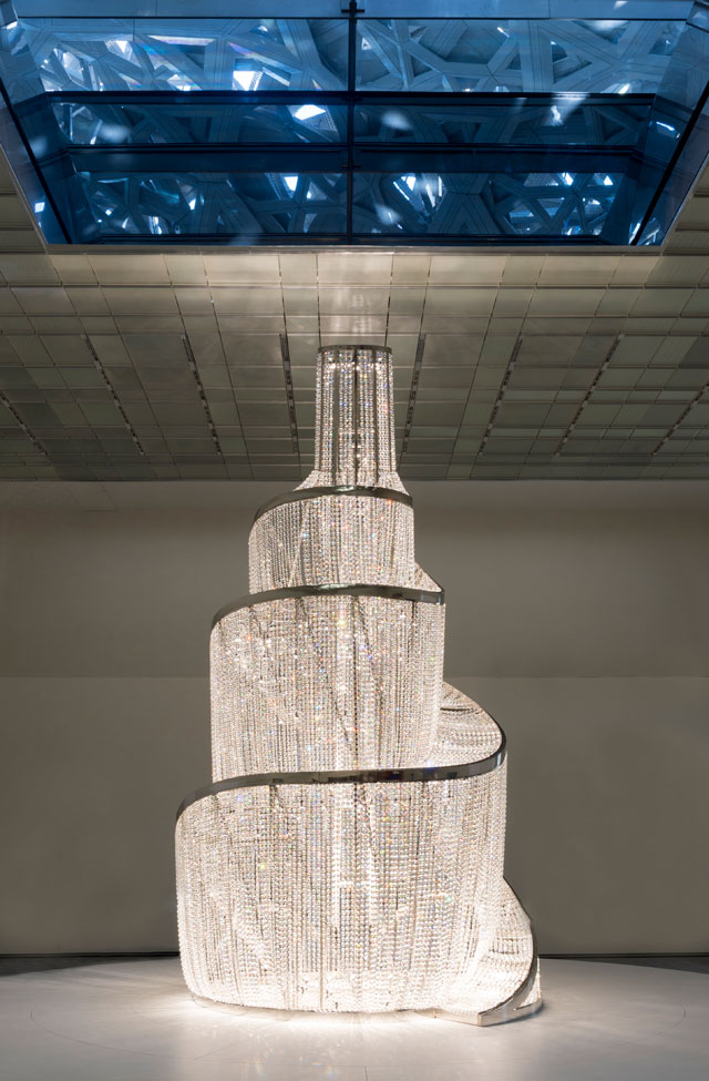 Ai Weiwei, Fountain of Light, 2016. © Louvre Abu Dhabi. Photograph: Marc Domage.