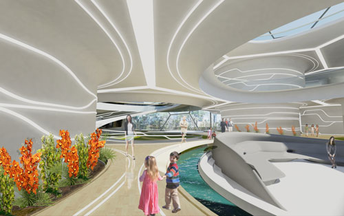 Future home – day view. Laboratory for Visionary Architecture (LAVA) Asia Pacific. Home of the Future, 2011.