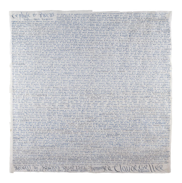 Simon Lewty. Mythe, 2006. Acrylic on tissue paper, 98.5 x 99 cm.