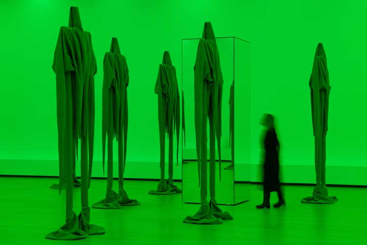 Sandra Mujinga – Skin to Skin, installation view, Stedelijk Museum Amsterdam, 2025. Photo: Peter Tijhuis.