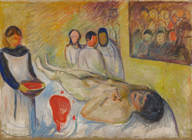 Edvard Munch, On the Operating Table, 1902–03. Oil on canvas, 109 × 149.5 cm. Photo: Juri Kobayashi. © Munch Museum.