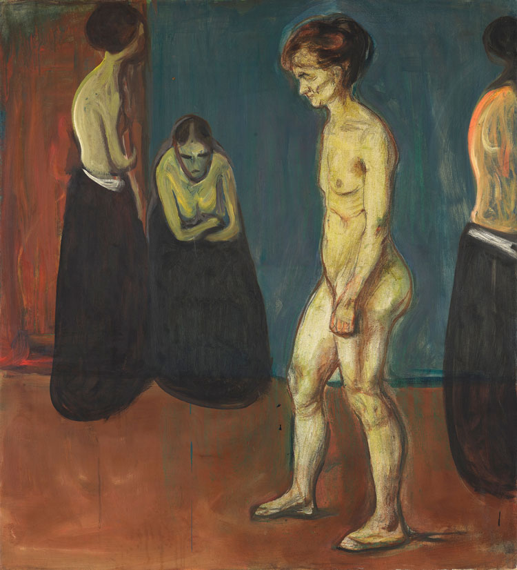Edvard Munch, Women in Hospital, 1897. Oil and crayon on canvas, 110 × 100 cm. Photo: Halvor Bjørngård. © Munch Museum.