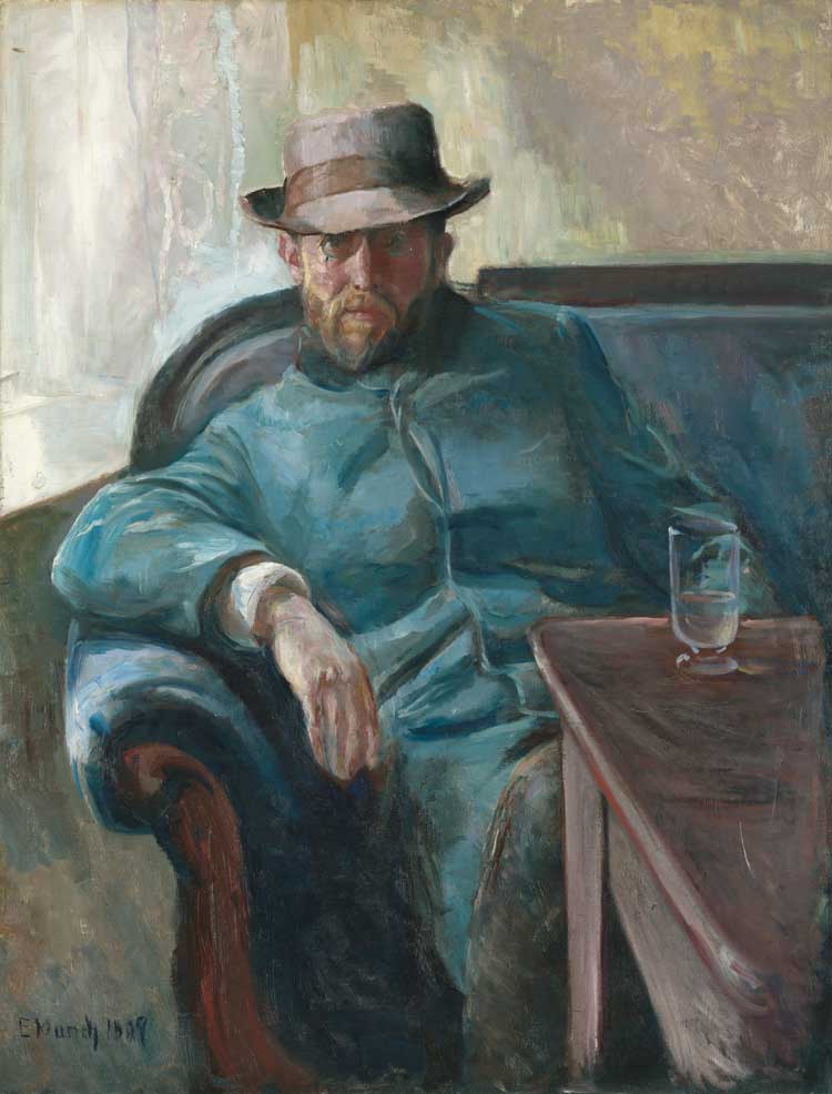 Edvard Munch, Hans Jaeger, 1889. Oil on canvas. © Nasjonalmuseet for kunst, arkitektur og design, The Fine Art Collections. Photo: Nasjonalmuseet / Børre
Høstland.