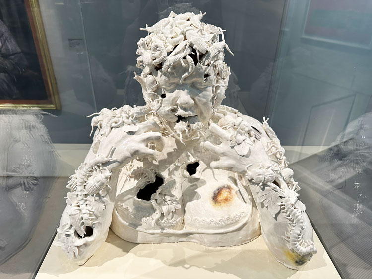 Lindsey Mendick: Hot Mess, installation view, Sainsbury Centre, Norwich, 23 November 2024 – 27 April 2025. Photo: Martin Kennedy.