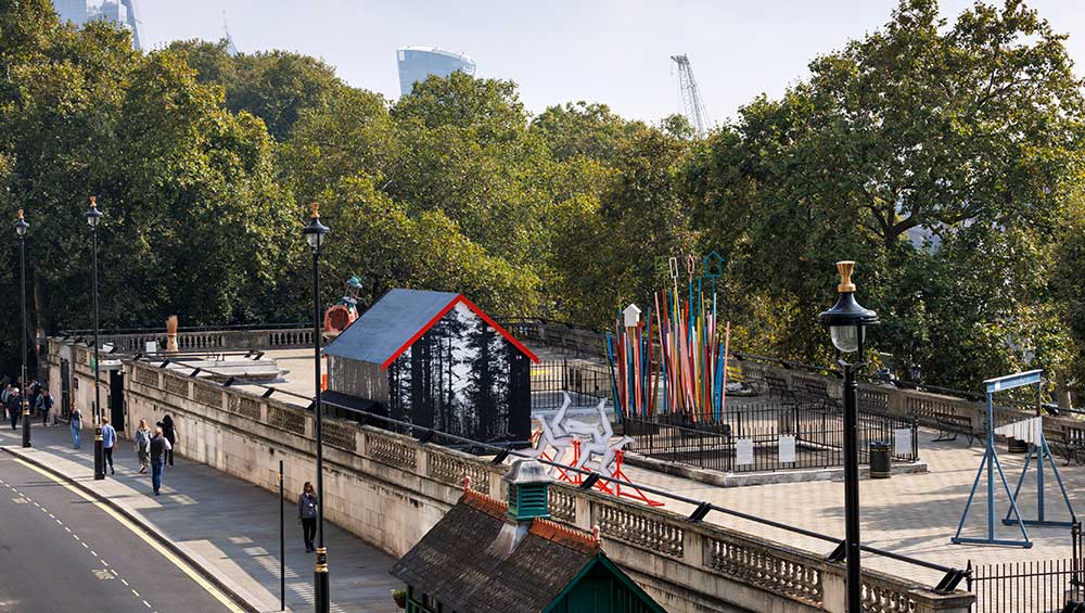 Mary Mary, Artist’s Garden, Temple Place, London. Image courtesy theCOLAB The Artist's Garden. Photo © Nick Turpin.