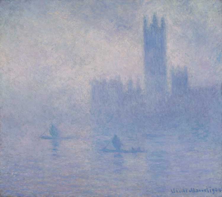 Claude Monet, Houses of Parliament: Effect of Fog, London, 1904. Oil on canvas, Museum of Fine Arts, \St Petersburg, Florida. Image: Museum of Fine Arts, St Petersburg, Florida.