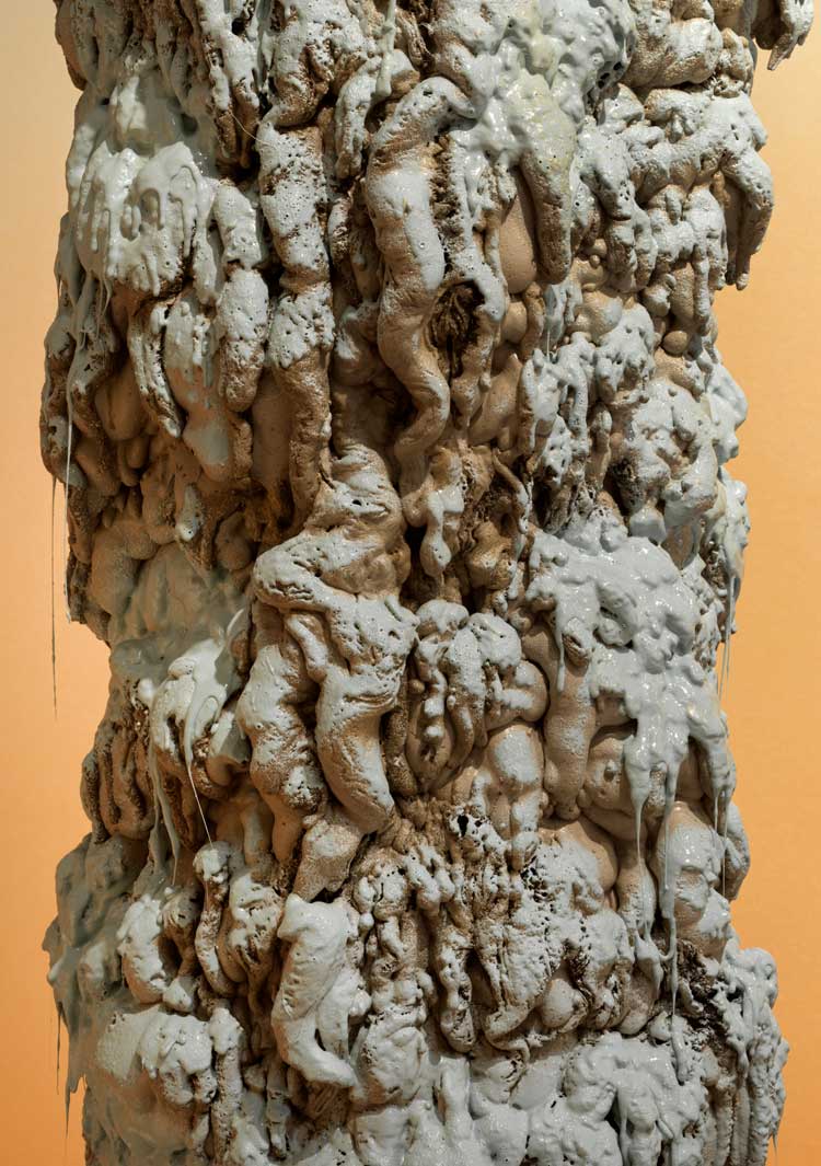 Goshka Macuga: Born from Stone. installation view, London Mithraeum Bloomberg SPACE, © Marcus Leith.