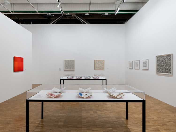 Installation view, Vera Molnár: Speak to the Eye, Pompidou Centre, Paris, 2024. Photo: Janeth Rodriguez-Garcia MNAM-CCI.