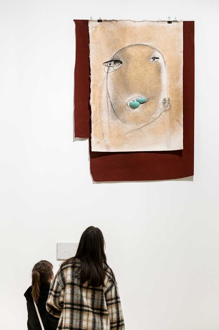 Marisa Merz: Listen to the Space, installation view, LaM museum, 3 May – 22 September 2024. Photo: F. Iovino / LaM.