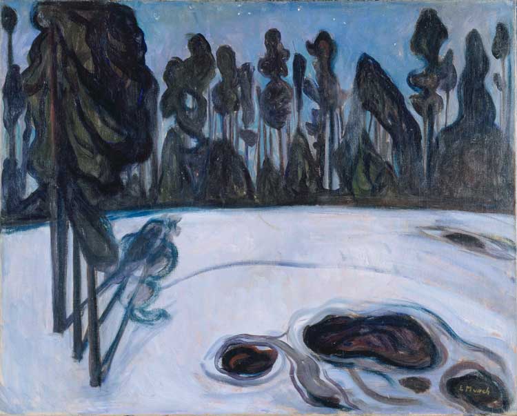 Edvard Munch, Starry Night, 1900-01. © Museum Folkwang, Essen.