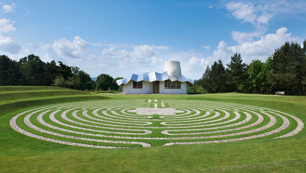 Maggie's Centre Dundee by Frank Gehry, garden design by Arabella Lennox-Boyd. Photo courtesy Maggie's.