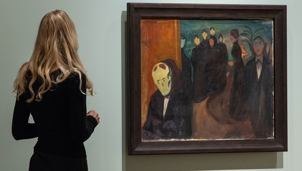 Edvard Munch, Sanatorium, 1902-03. Installation view, Lifeblood – Edvard Munch, Munch Museum, Oslo, 2025. Photo: Ove Kvavik. © Munch Museum.