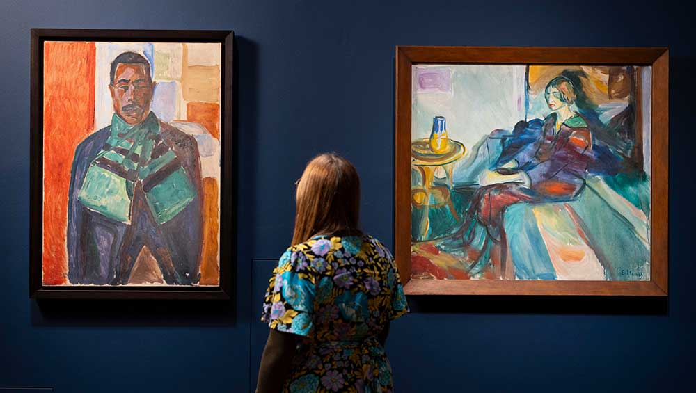 Installation view, Edvard Munch Portraits, National Portrait Gallery, London, 2025. © David Parry.
