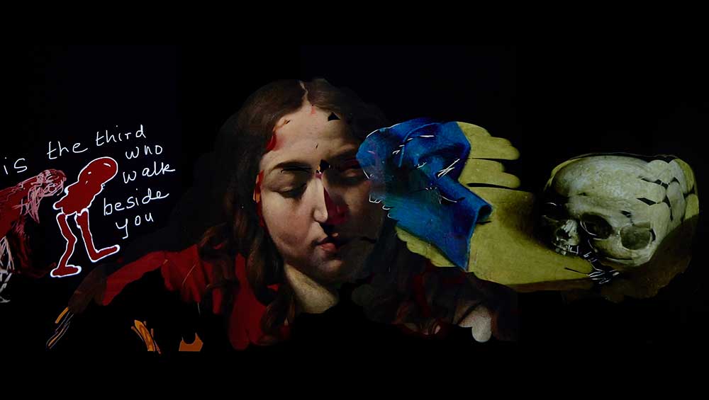 Nalini Malani, My Reality is Different, 2022. © Nalini Malani. Photo: Luke Walker.