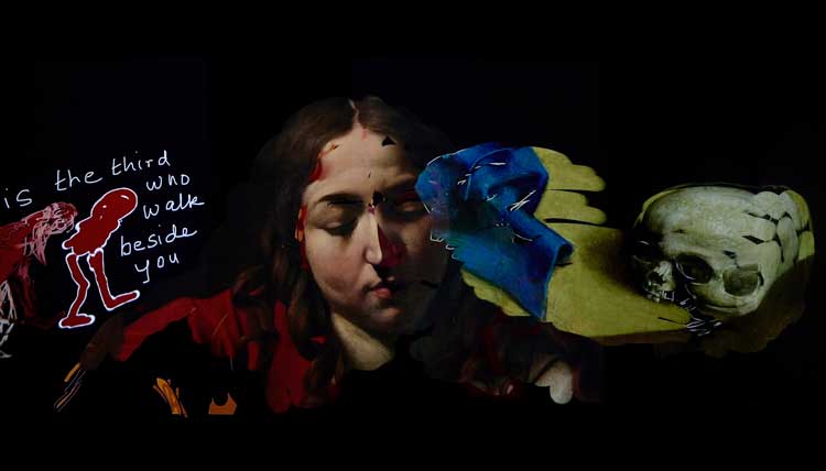 Nalini Malani, My Reality is Different, 2022. © Nalini Malani. Photo: Luke Walker.