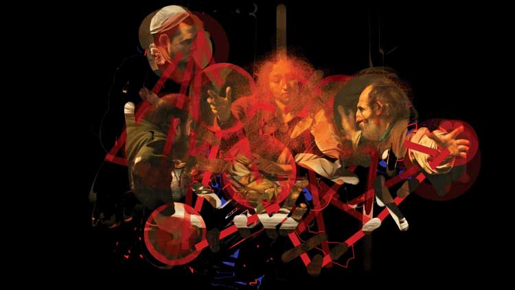 Nalini Malani. My Reality is Different, 2022. Video projection. © Nalini Malani.