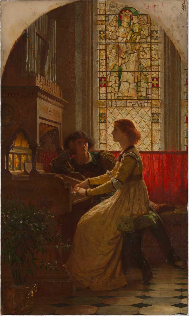 Frank Dicksee, Harmony, 1877. Oil on canvas. Tate.