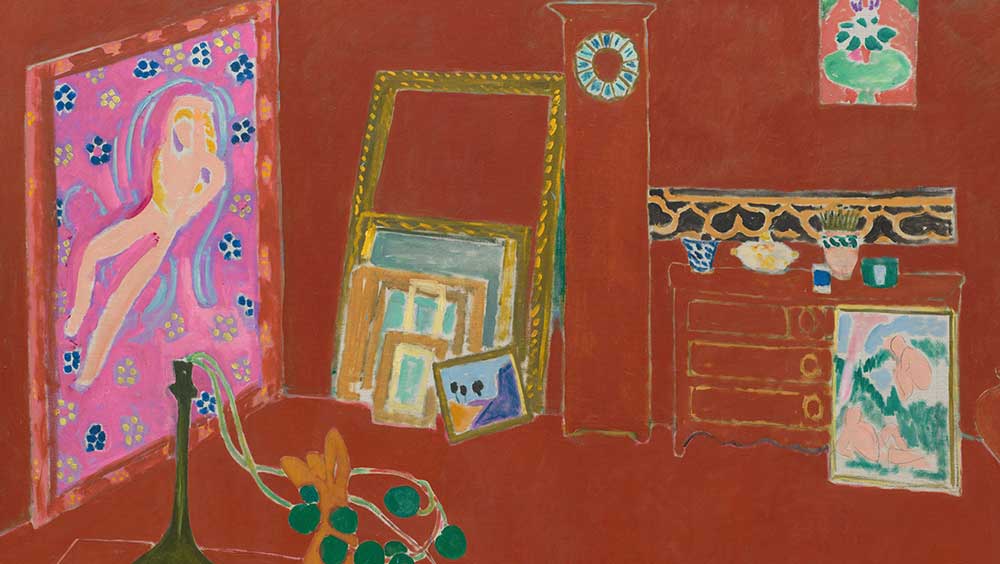 Henri Matisse. The Red Studio, 1911, Issy-les-Moulineaux. Oil on canvas, 181 x 219.1cm. The Museum of Modern Art, New York. Mrs. Simon Guggenheim Fund.