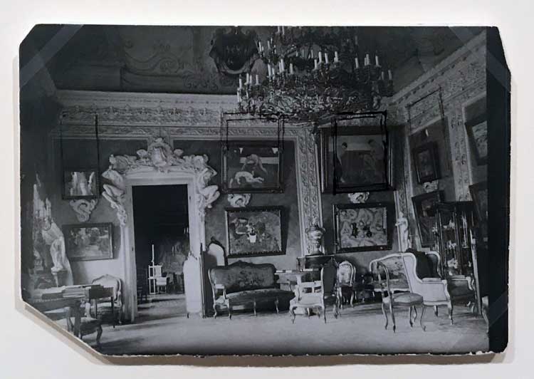 Pink Room of the Trubetskoy Palace with Matisse's annotations, c1911. Photograph
Private Collection. Courtesy of Henri Matisse Archives. Installation view photo: Marie Pohl.