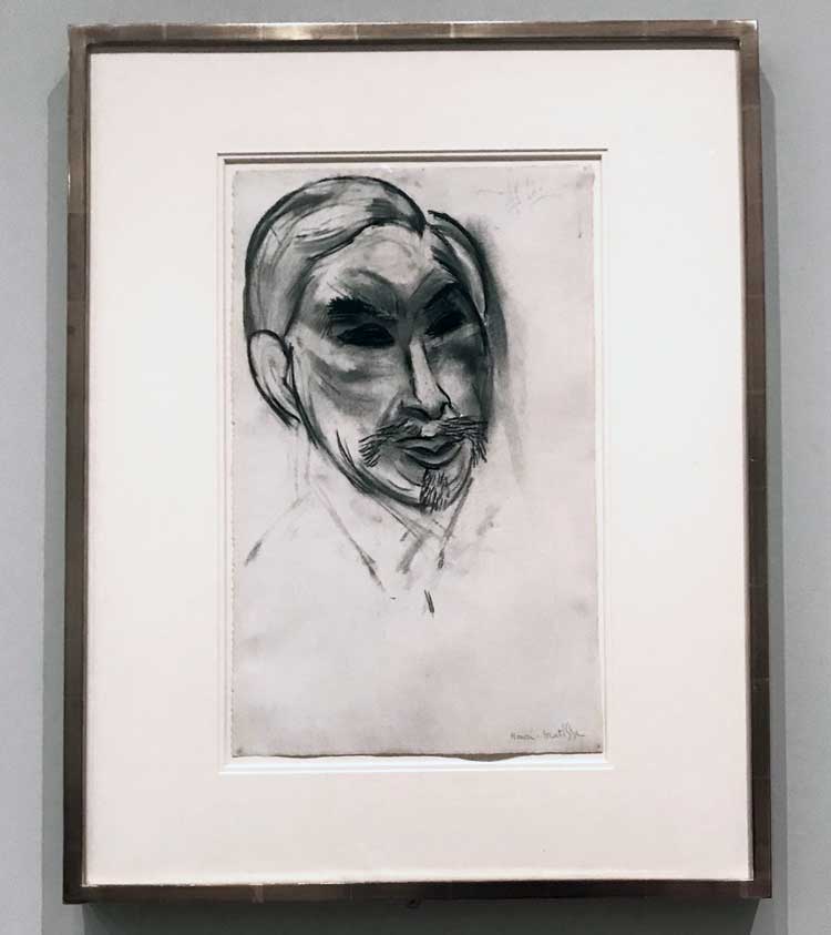 Henri Matisse, Portrait of Sergei I. Shchukin, 1912. Charcoal on paper, 49 × 30.5cm, Metropolitan Museum of Art New York, The Pierre and Maria-Gaetana Matisse Collection. IPhoto: Marie Pohl.