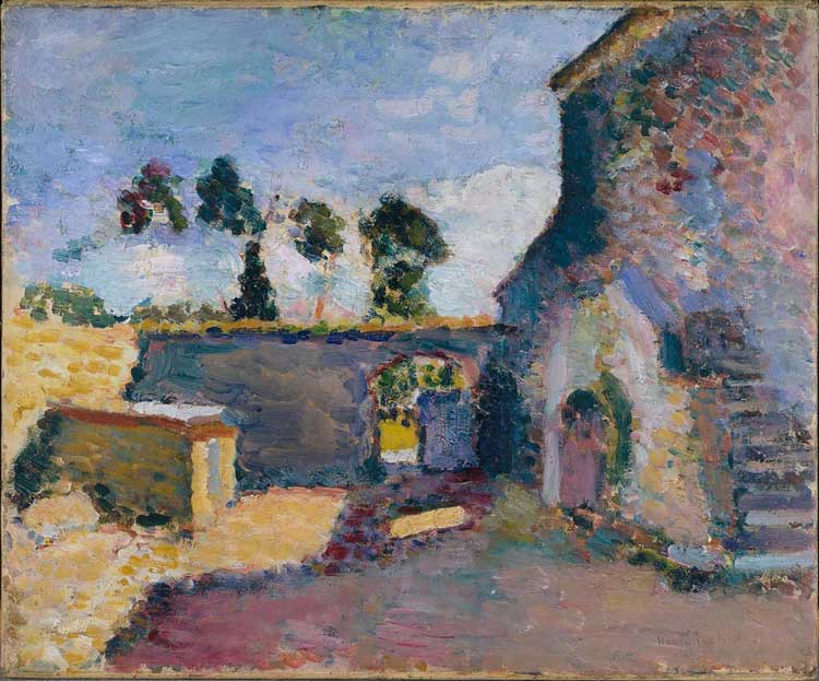Henri Matisse, Corsica: The Old Mill. 1898. Oil on canvas, 38.5 × 46cm. Wallraf-Richartz Museum & Fondation Corboud, Cologne.