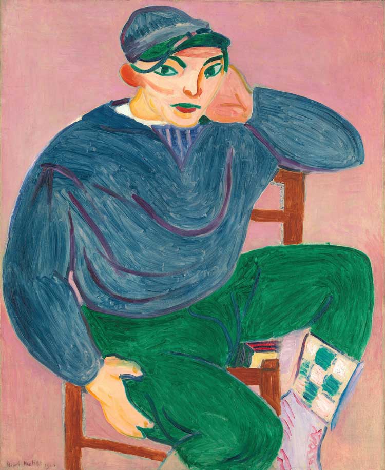 Henri Matisse, Young Sailor II, 1906. Oil on canvas, 101.3 × 82.9cm. Jacques and Natasha Gelman Collection, The Metropolitan Museum of Art, New York.