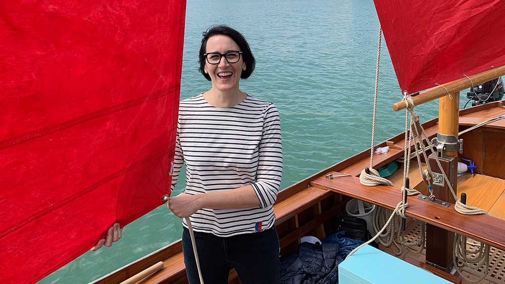 Melissa McGill in Venice. Photo: Peter Fleissig.