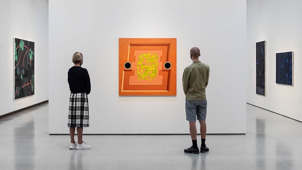 Mixing It Up: Painting Today, installation view, Hayward Gallery, 2021. Courtesy of Hayward Gallery. Photo: Rob Harris.