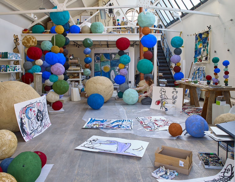 Annie Morris Studio, 2021. Photo © Stephen White & Co.