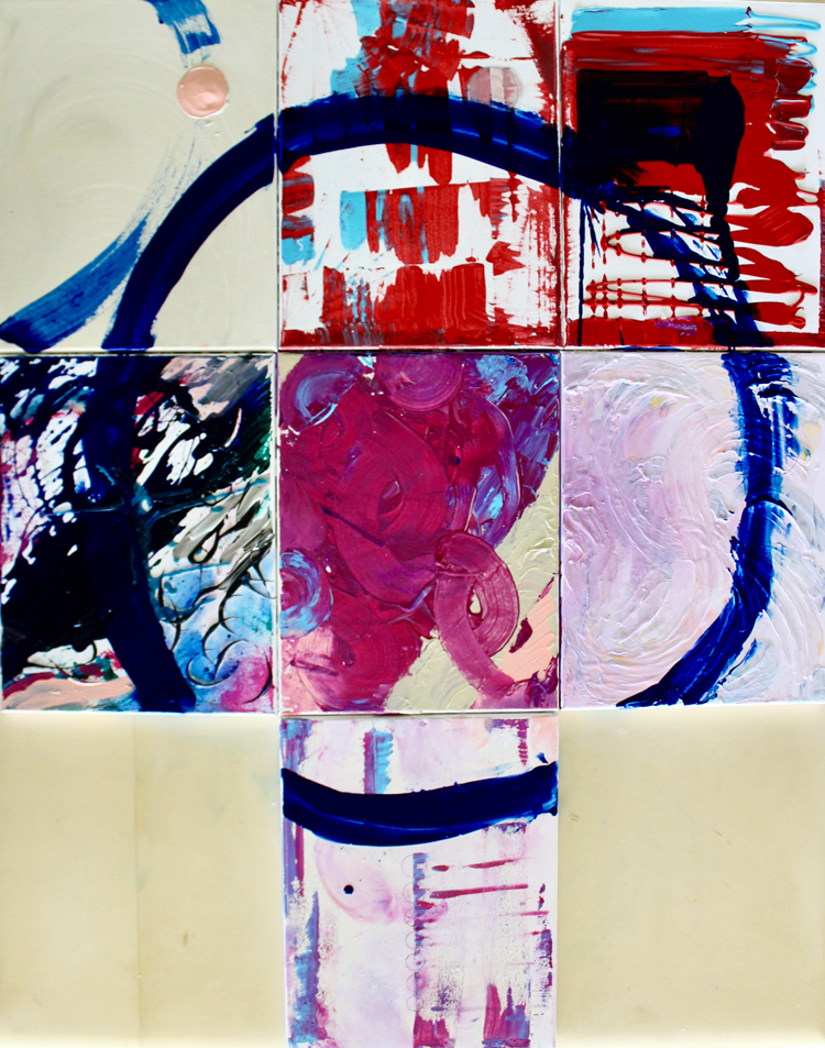 Aida Murad, Trust the Process, 2020. Acrylic on canvas. © the artist.
