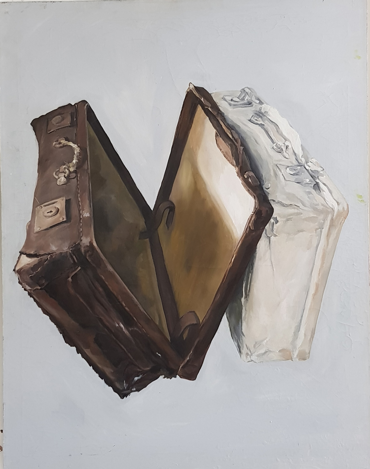 Kate Mieczkowska, Mother – after the old bag, 2008. Oil on canvas. © the artist.
