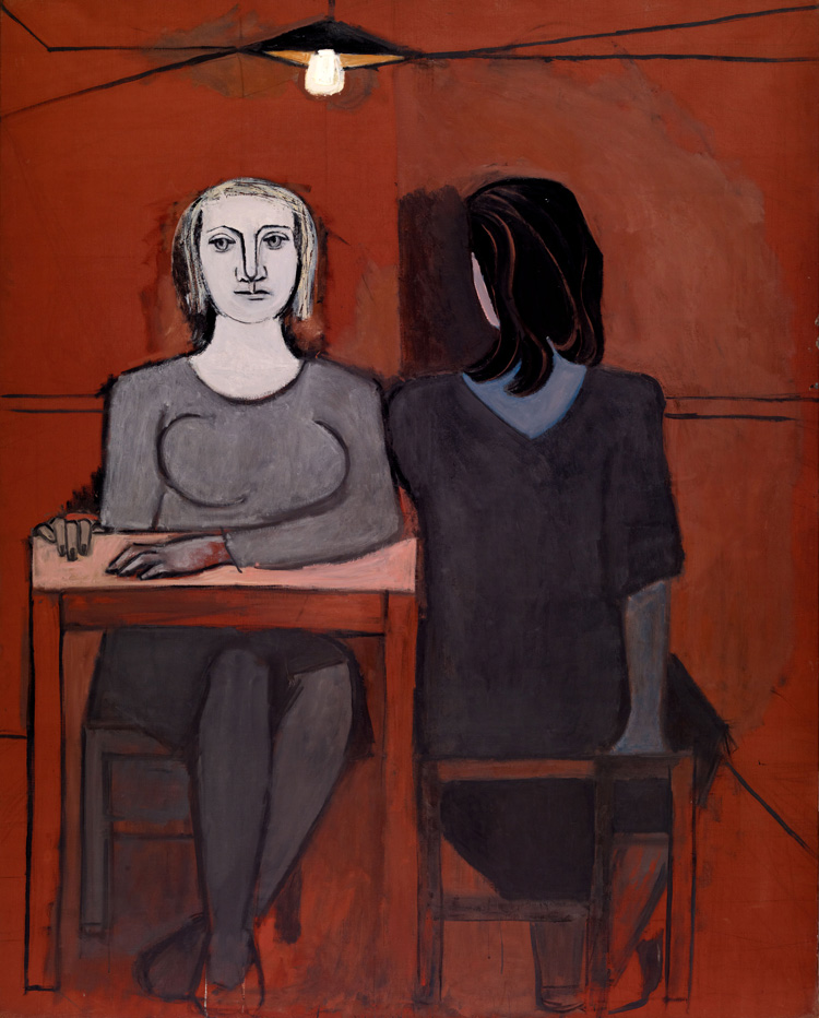 Dora Maar. The Conversation, 1937. Oil on canvas, 162 x 130 cm. Fundación Almine y Bernard Ruiz-Picasso para el Arte, Madrid © FABA Photo: Marc Domage. © ADAGP, Paris and DACS, London 2019.