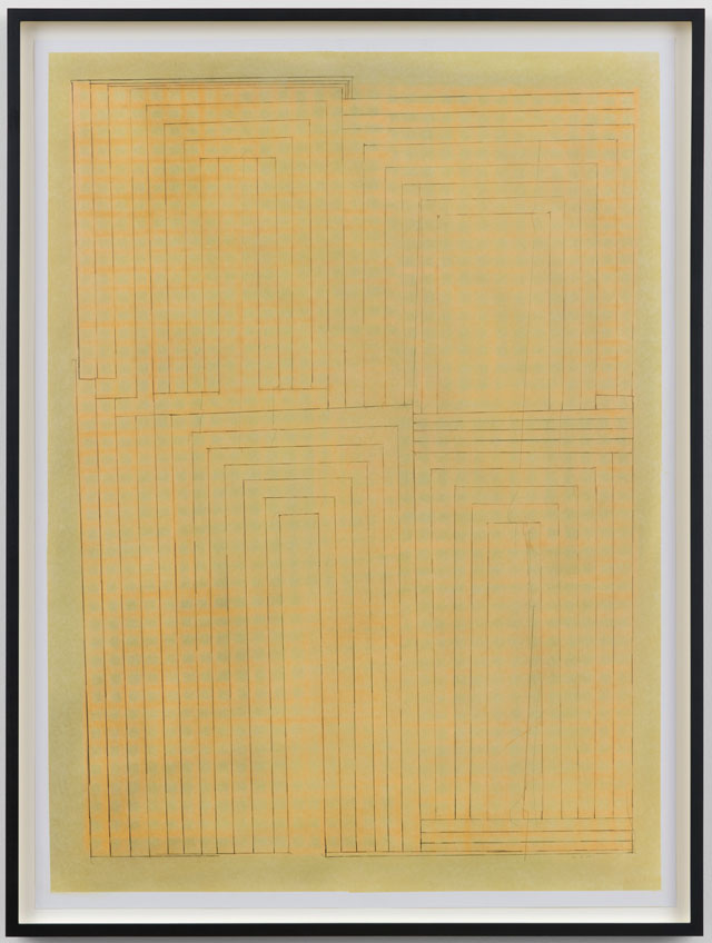 Gustavo Pérez Monzón. Untitled, 2017. Mixed media on board (pigment and pencil), 95 x 70 cm. © The Artist; Courtesy Richard Saltoun Gallery, London.