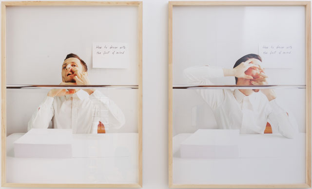 Alex Mirutziu, Between too soon and too late, 2018. Installation view, Delfina Foundation, London. Photograph: Tim Bowditch. Courtesy Delfina Foundation and European ArtEast Foundation.