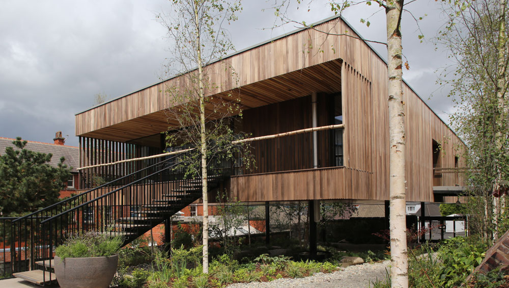 Maggie’s Centre for cancer care, Oldham. Photograph: Alex de Rijke.