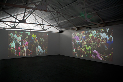 Chloe Dewe Mathews: Congregation. Installation view (2), Bosse & Baum, London, 2015.