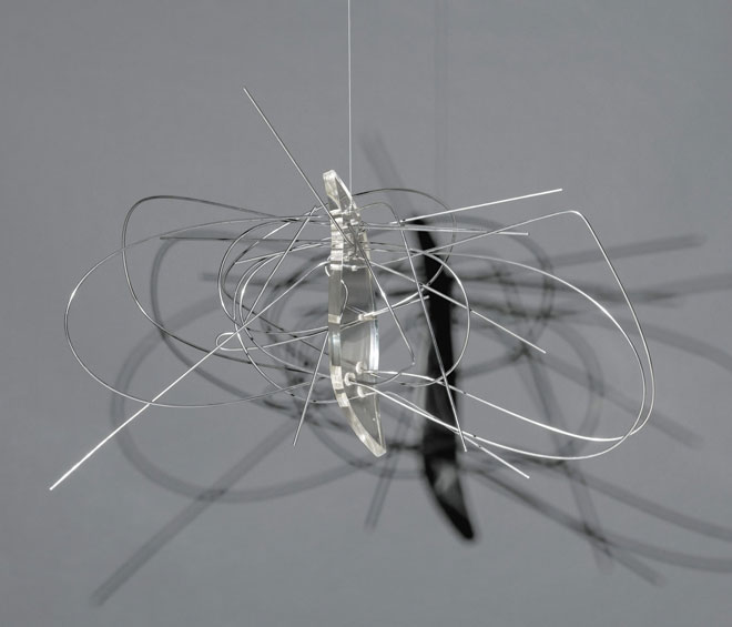 László Moholy-Nagy. Construction AL6 (Konstruktion AL6), 1933-34. Oil and incised lines on aluminium, 60 x  50 cm. IVAM, lnstitut Valencia d'Art Modern, Generalitat. © 2016  Hattula Moholy-Nagy/VG Bild-Kunst, Bonn/Artists Rights Society (ARS), New York.