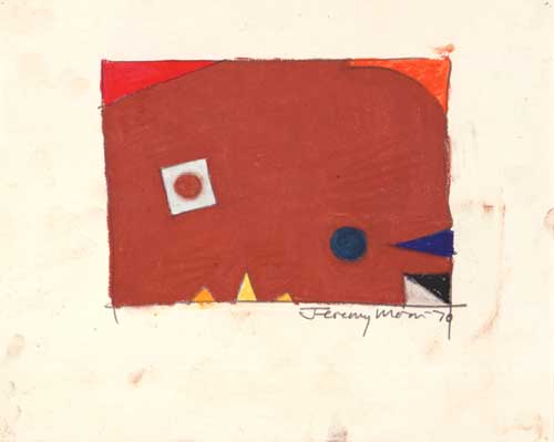 Jeremy Moon. Drawing ['70], 1970, pencil & pastel on paper, 20.3 x 25.4 cm, 8 x10"