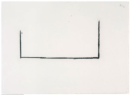Robert Motherwell. Open Study No. 3, 1968. Charcoal on paper, 55.9 x 77.5 cm (22 x 30½ in). © Dedalus Foundation, Inc. / Licensed by VAGA, New York, NY.
