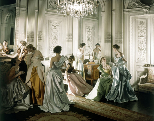 Models in dresses by Charles James, 1948 Charles James (American, born Great Britain, 1906–1978). Vogue, June 1948. Photograph by Cecil Beaton (British, 1904–1980). Courtesy of the Cecil Beaton Studio Archive at Sotheby's © Condé Nast Publications.