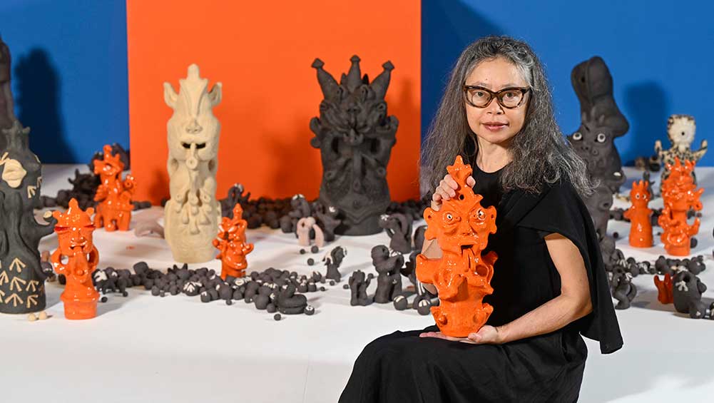 Mai Nguyễn-Long, Talbot Rice Gallery, University of Edinburgh, 2025. Photo: Neil Hanna.