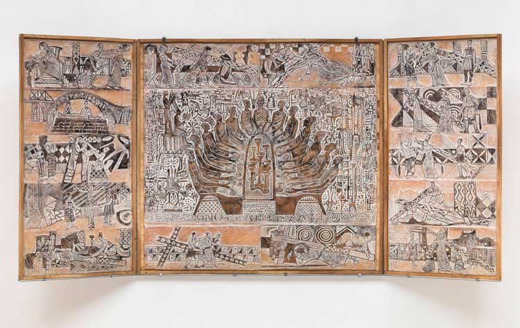 Bruce Onobrakpeya, The Last Supper 1981. © reserved. Tate Collection.