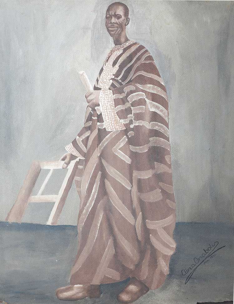 Aina Onabolu, Portrait of an African Man 1955. © Aina Onabolu. Yemisi Shyllon Museum of Art, Pan-Atlantic University.