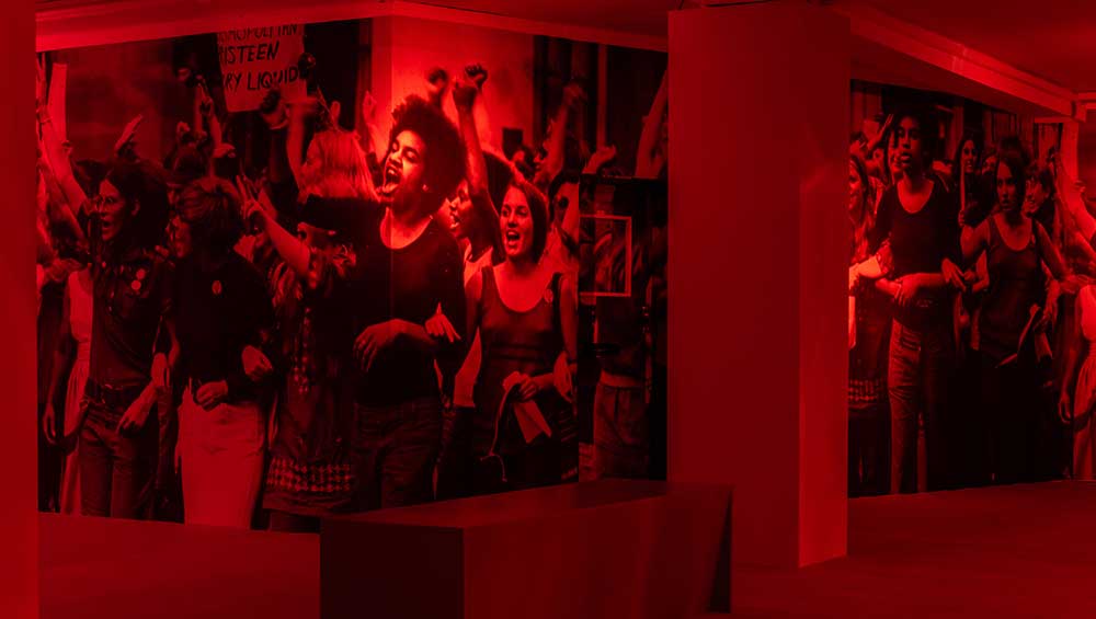 Grace Ndiritu: Compassionate Rebels in Action. The Ignorant Art School Sit-in #5. Photo: Sally Jubb, courtesy Cooper Gallery, DJCAD.