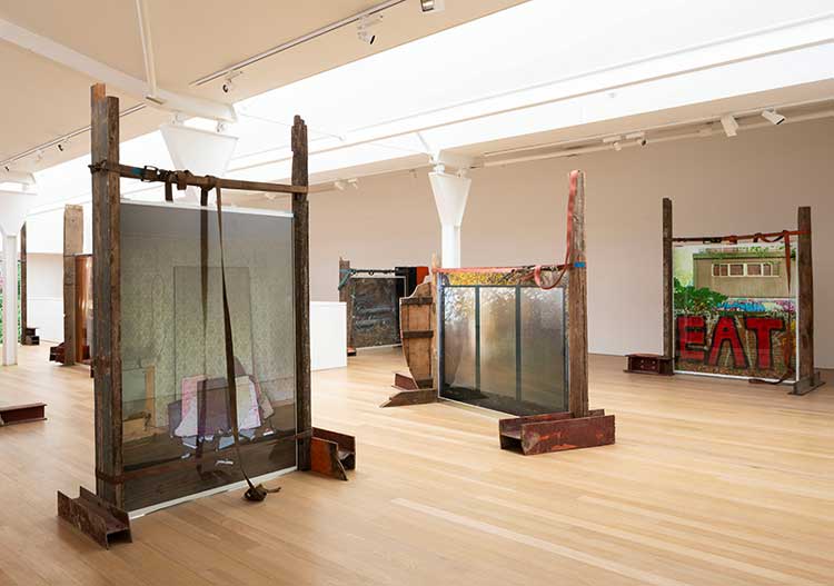 Mike Nelson: Humpty Dumpty: a transient history of Mardin earthworks: low rise, installation view, Fruitmarket, Edinburgh, 2025. Photo: Ruth Clark.