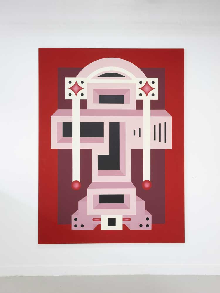 Hazel O’Sullivan, Sidhe, 2024. Acrylic on stretched canvas. Photo: Isabella Scott.