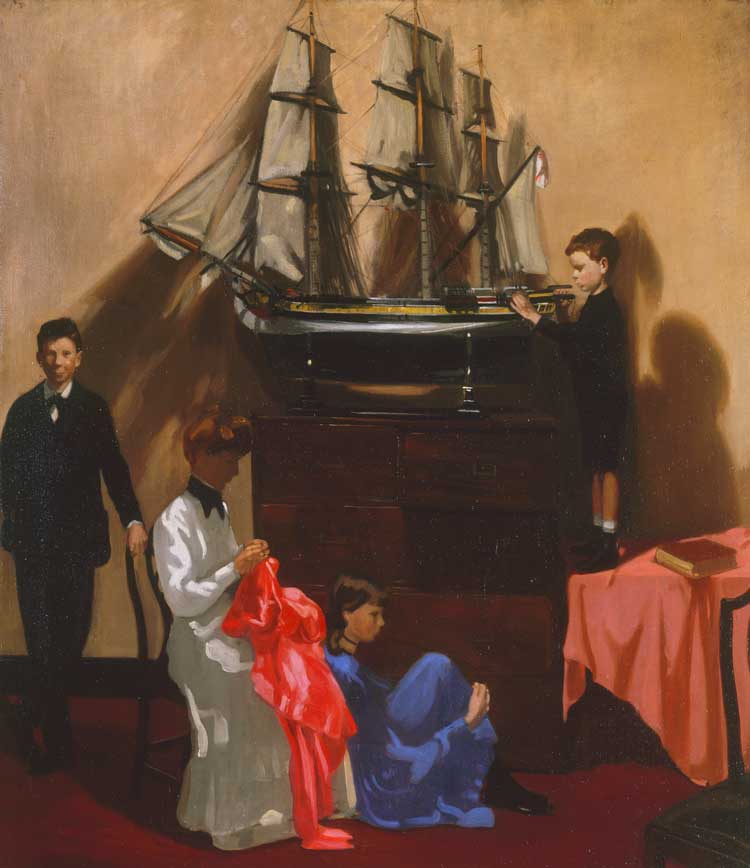 Mabel Pryde Nicholson, Family Group, c1912. Tate.
