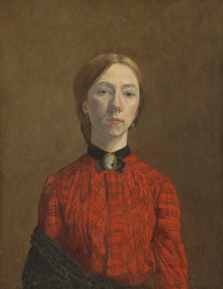 Gwen John, Self-Portrait, 1902. Photo: Tate (Mark Heathcote and Samuel Cole).